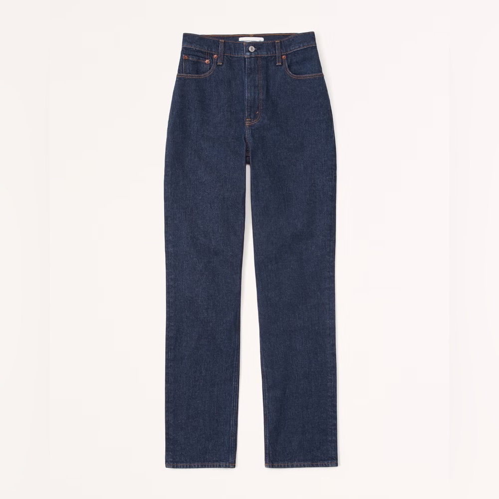 Abercrombie and Fitch Ultra High Rise 90s Straight Jean